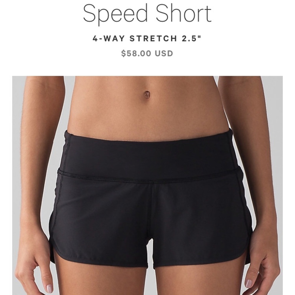 RESERVED Lululemon Speed shorts for @MQA