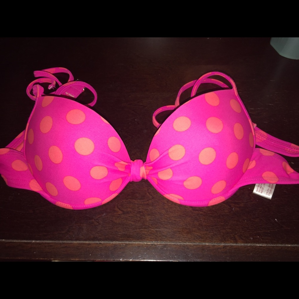 Poka dotted swim top