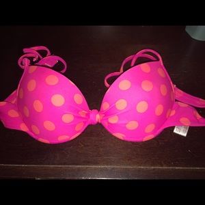 Poka dotted swim top