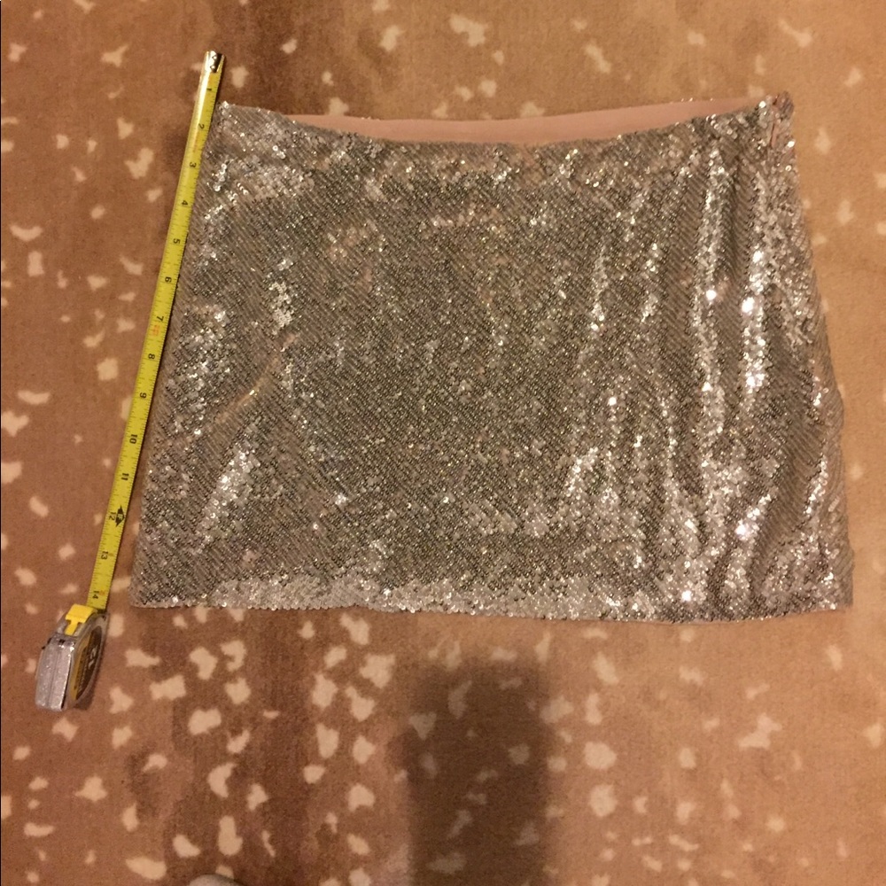 Sexy sequin xs haute hippie mini skirt