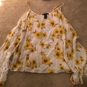 flowy off the shoulder top