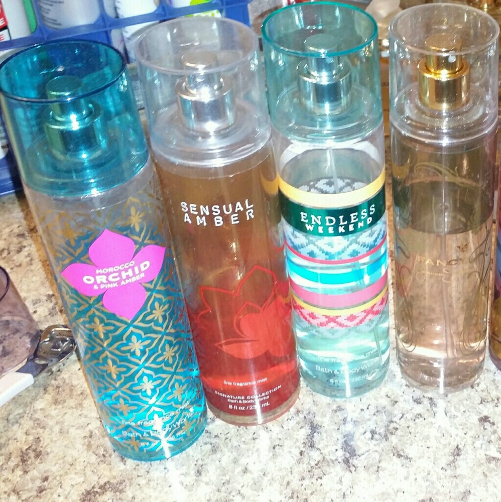 7 sprays Bath and body works bundle