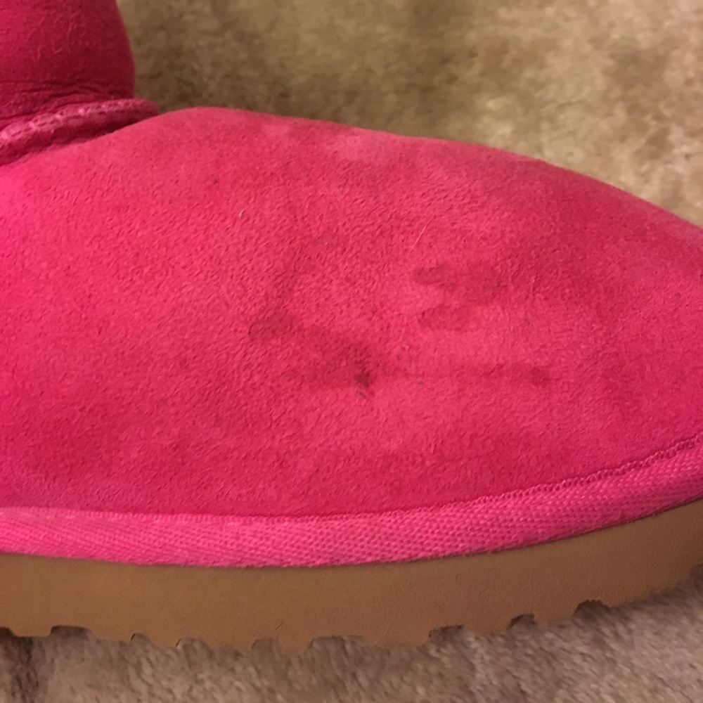 Pink Ugg boots with bows ๐ - Picture 7 of 8