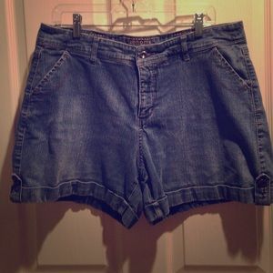 Denim shorts