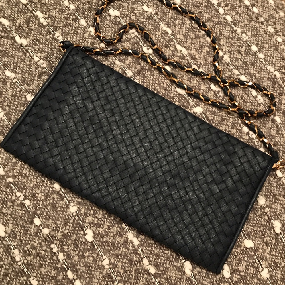 Duex lux Leather Crossbody Bag/ Convertible Clutch - Picture 6 of 8