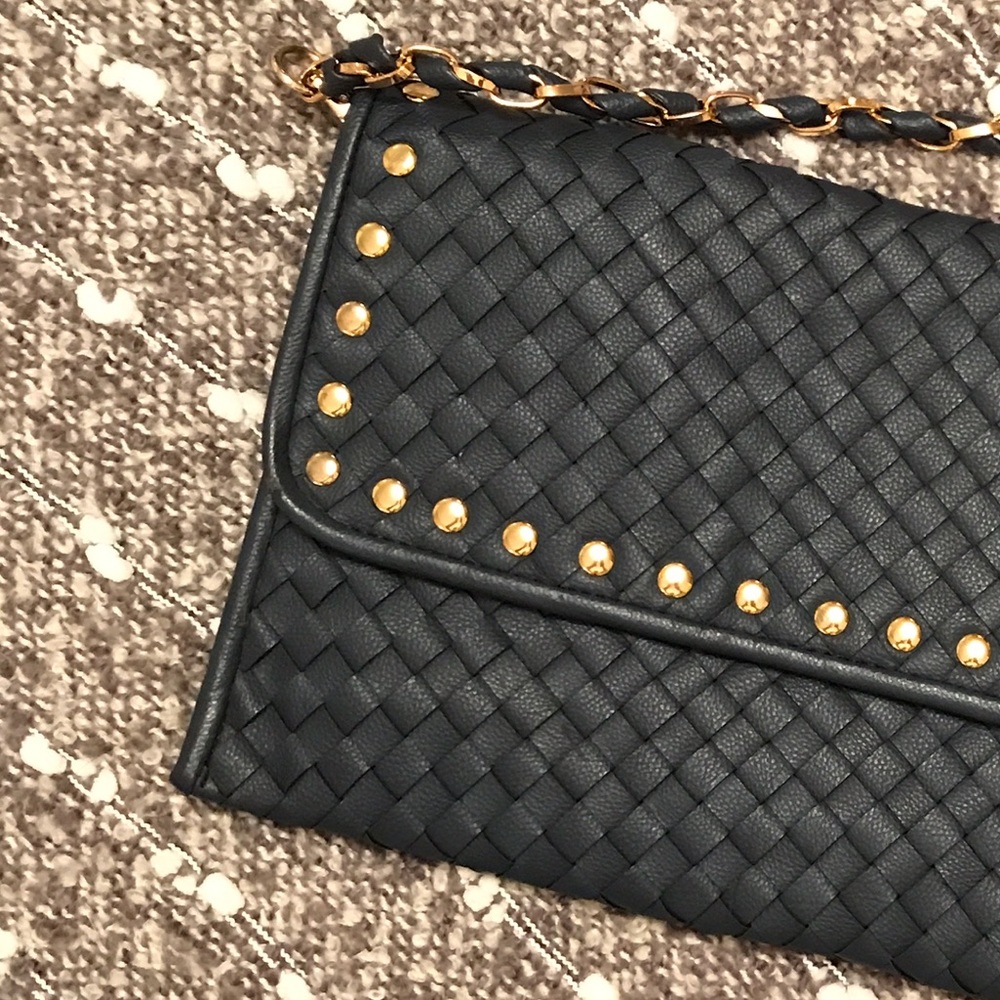 Duex lux Leather Crossbody Bag/ Convertible Clutch - Picture 8 of 8