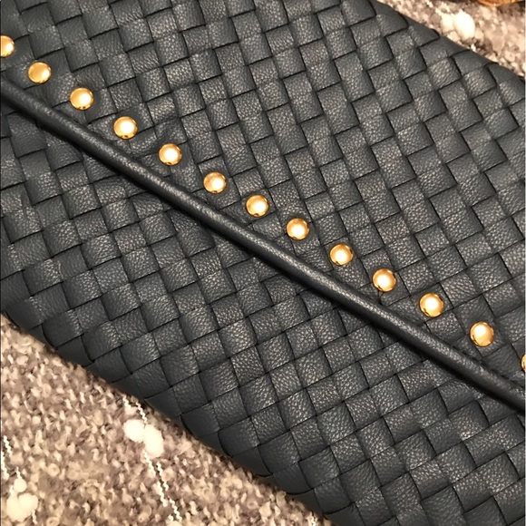 Duex lux Leather Crossbody Bag/ Convertible Clutch - Picture 3 of 8