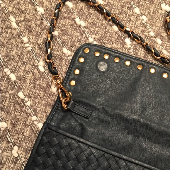 Duex lux Leather Crossbody Bag/ Convertible Clutch - Picture 5 of 8