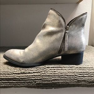 Jeffrey Campbell silver booties