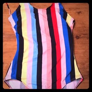 Onepiece swimsuit stripped