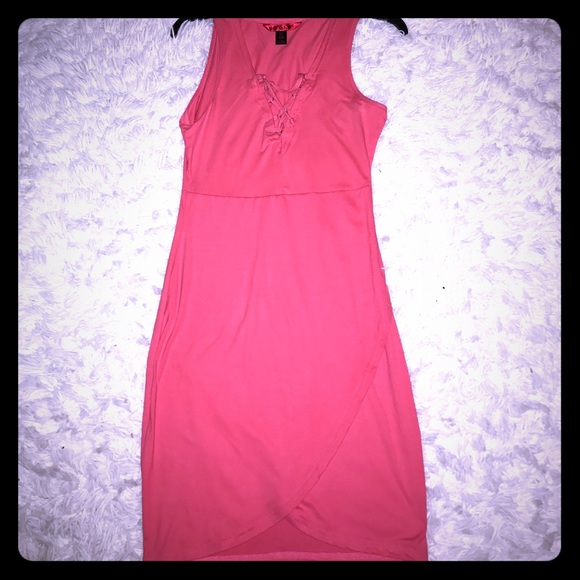 Pink Summery Dress. Jr's Size Med, Basically New! - Picture 1 of 4