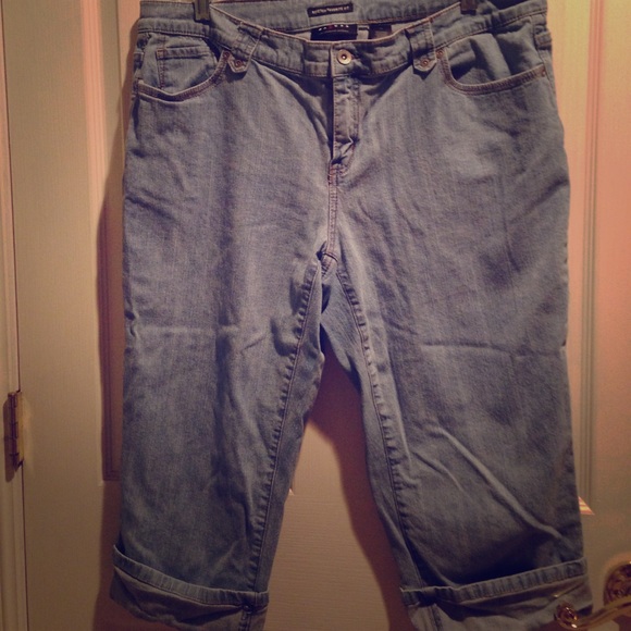 Denim Capris - Picture 1 of 2