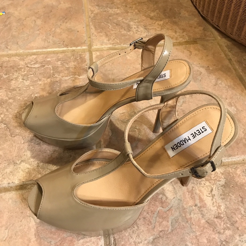 Nude Strappy Heels