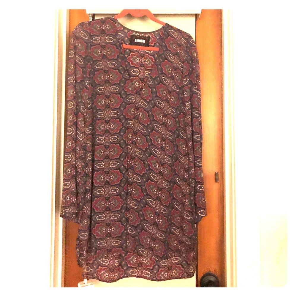 Reformation 70s long sleeve dress