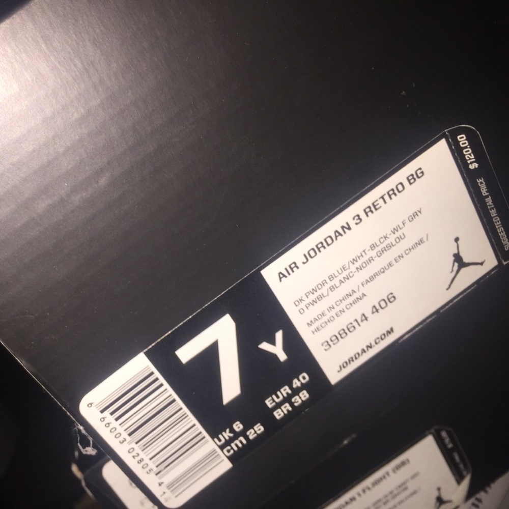 Air Jordan 3 Retro Powder Blue