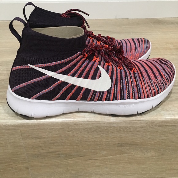Pink & Orange Nike Free Train Force Flyknit - Picture 3 of 8