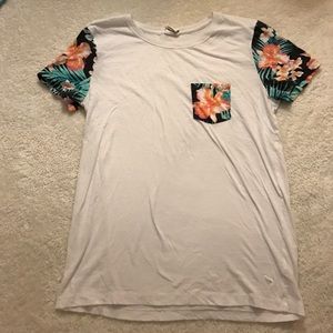 Victoria secret pink Hawaiian shirt