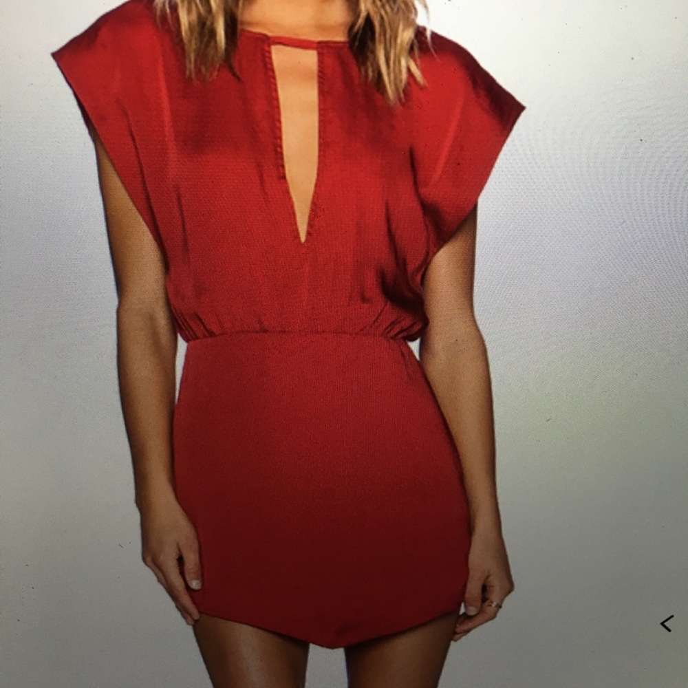 Silk mini dress