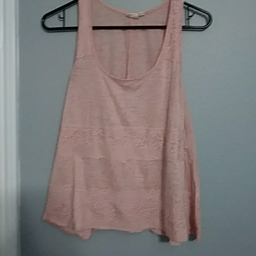 Pink & gold tank top