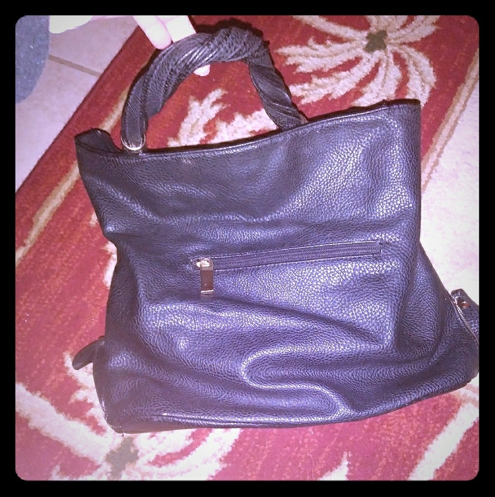 Black hobo purse