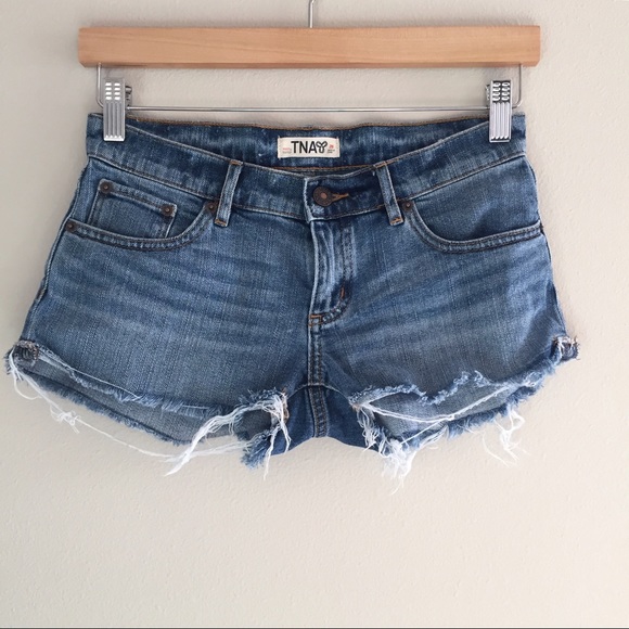 Aritzia Pants - Aritzia TNA Low Rise Denim Shorts