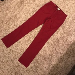 Jachs slacks, red, 31 waist