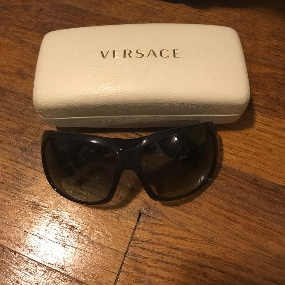 Dark purple Versace sunglasses
