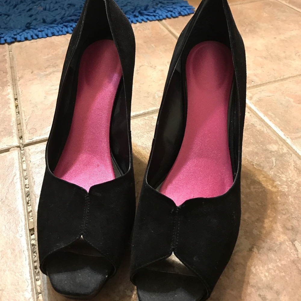 Suede Heels