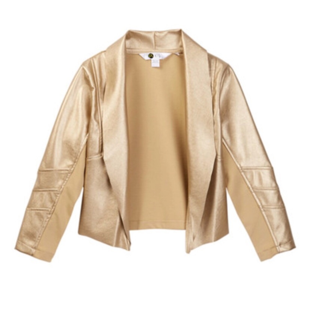✨Final Price✨ Petit Lem Faux Leather Blazer
