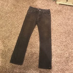 Volcom corduroy pant, grey, size 33