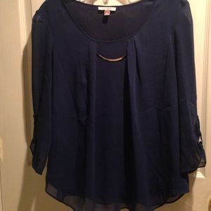 Navy top
