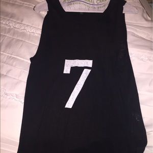 Banana Republic Long black #7 tank