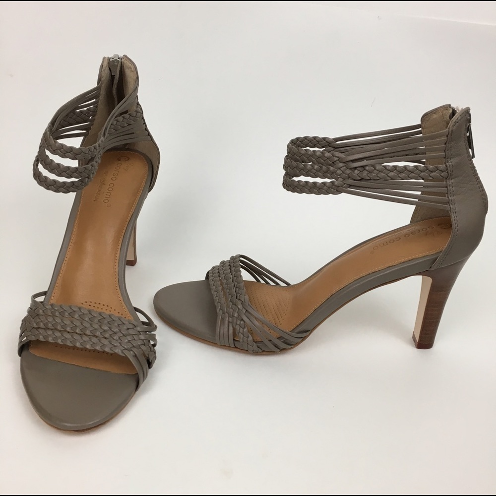 🛍Corso Como braided ankle sandal, size 6.5