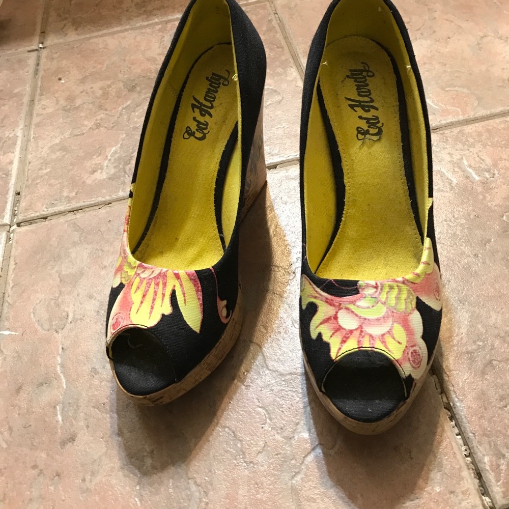 Floral Platform Shoes