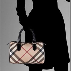Supernova check bowling bag Burberry