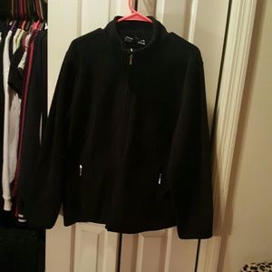 Black zip up sweatshirt