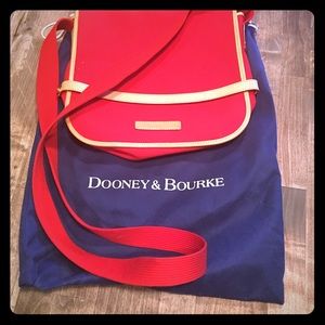 Red Fabric Crossbody