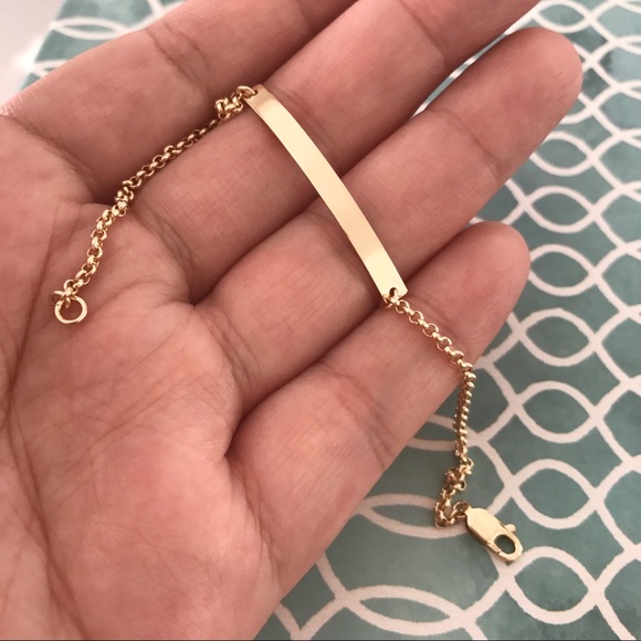 ✨14K Gold-Filled Blank Bar Bracelet✨ - Picture 3 of 7