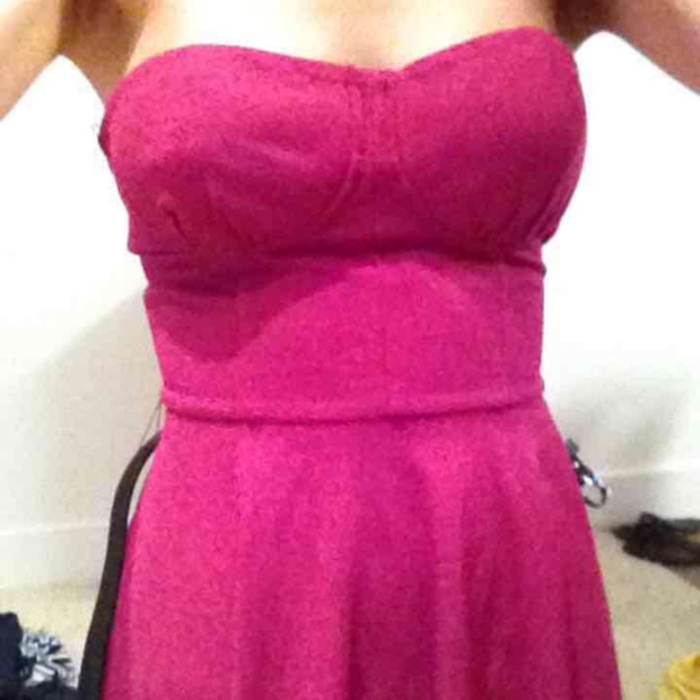 Bebe cute strapless short dress