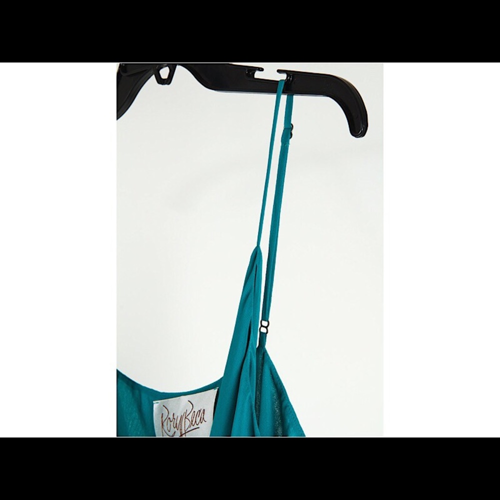 RORY BECA adjustable strap teal / turquoise dress - Picture 7 of 8