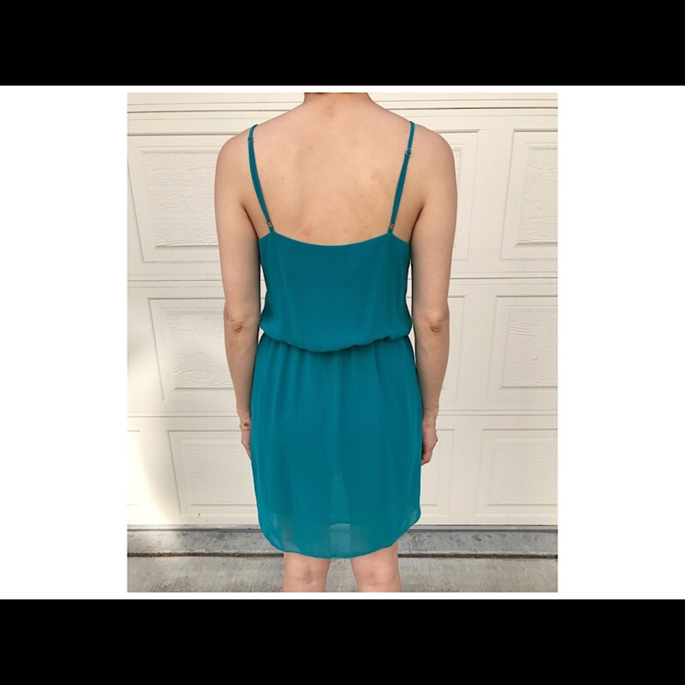 RORY BECA adjustable strap teal / turquoise dress - Picture 3 of 8