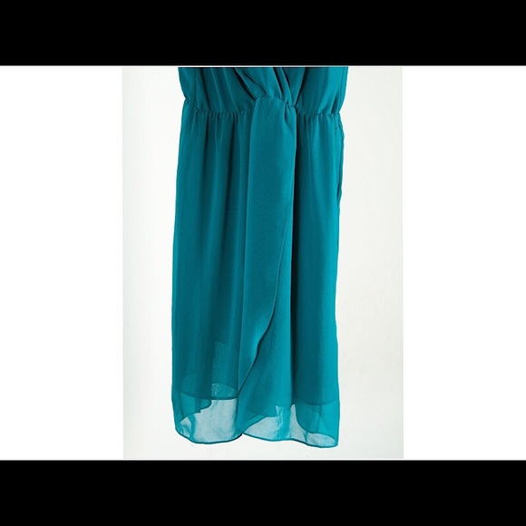 RORY BECA adjustable strap teal / turquoise dress - Picture 8 of 8