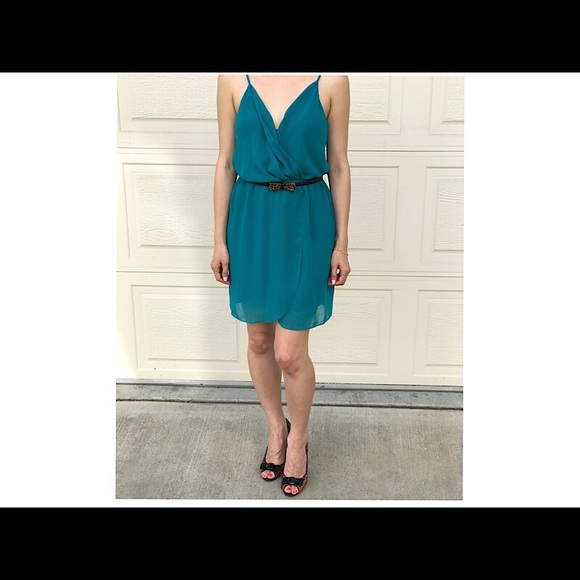 RORY BECA adjustable strap teal / turquoise dress - Picture 2 of 8