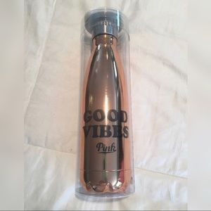 Victoria's Secret PINK Good Vibes Water Bottle.