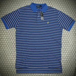 Ralph Laren Blue Navy and White Polo. NWT.