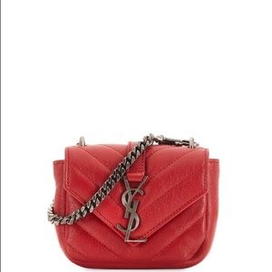 Saint Laurent
College Mini Matelassé Bag