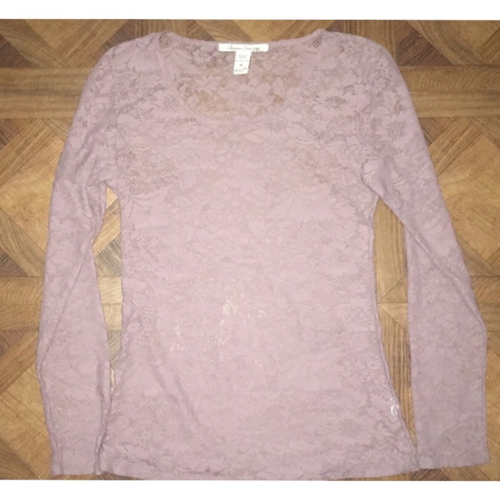 Lacy Lavender Blouse
