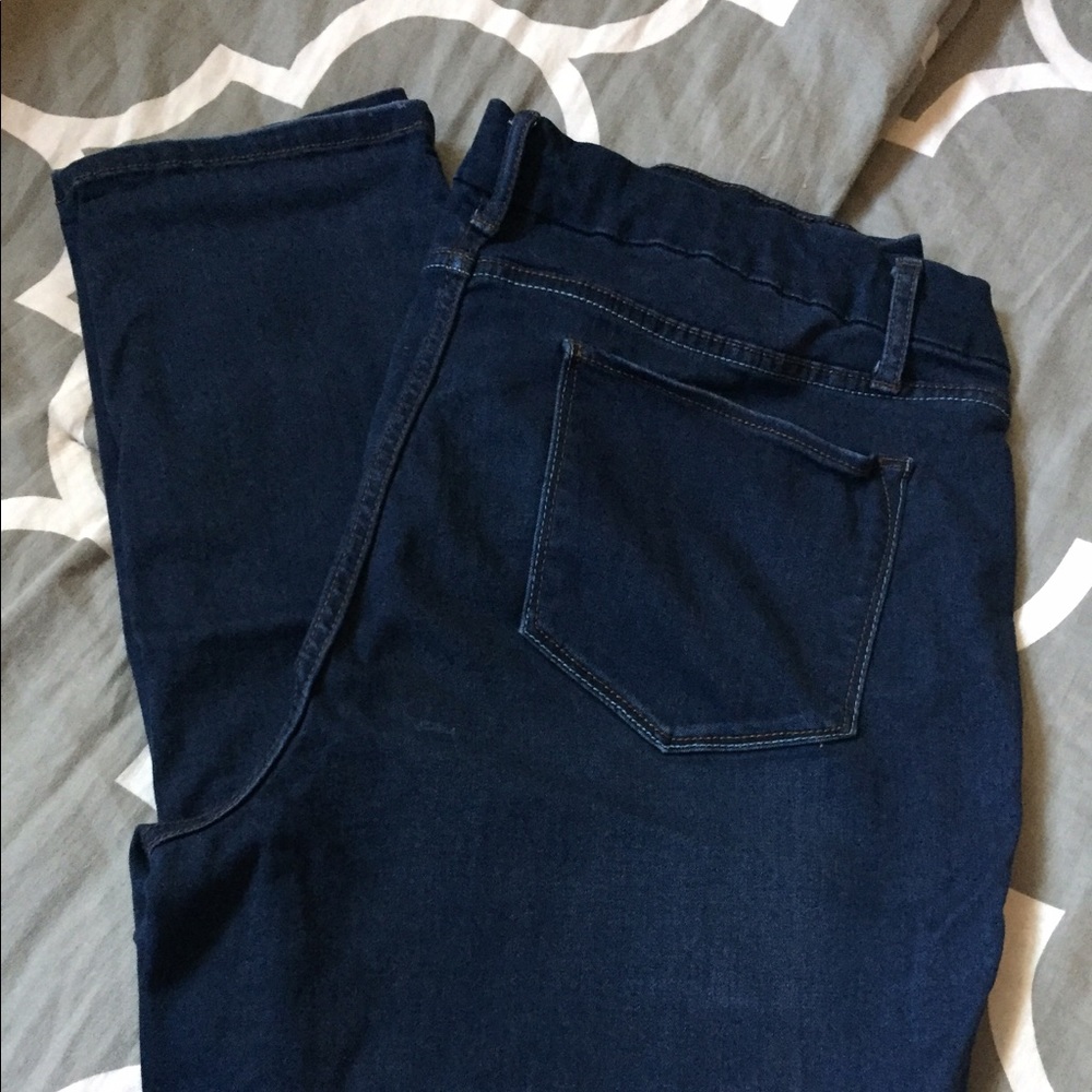 Faded glory skinny dark wash jeans size 18