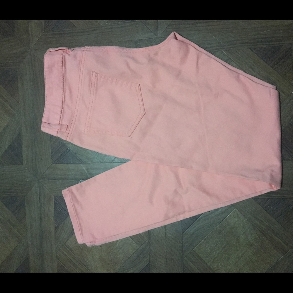 Salmon Skinny Jeans