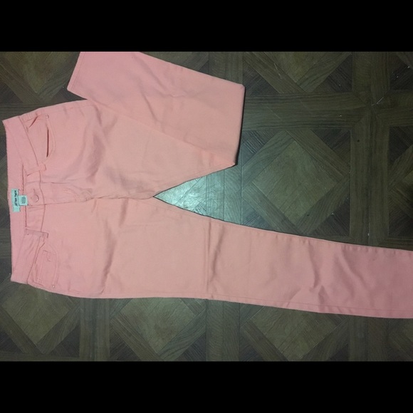 Salmon Skinny Jeans - Picture 2 of 3